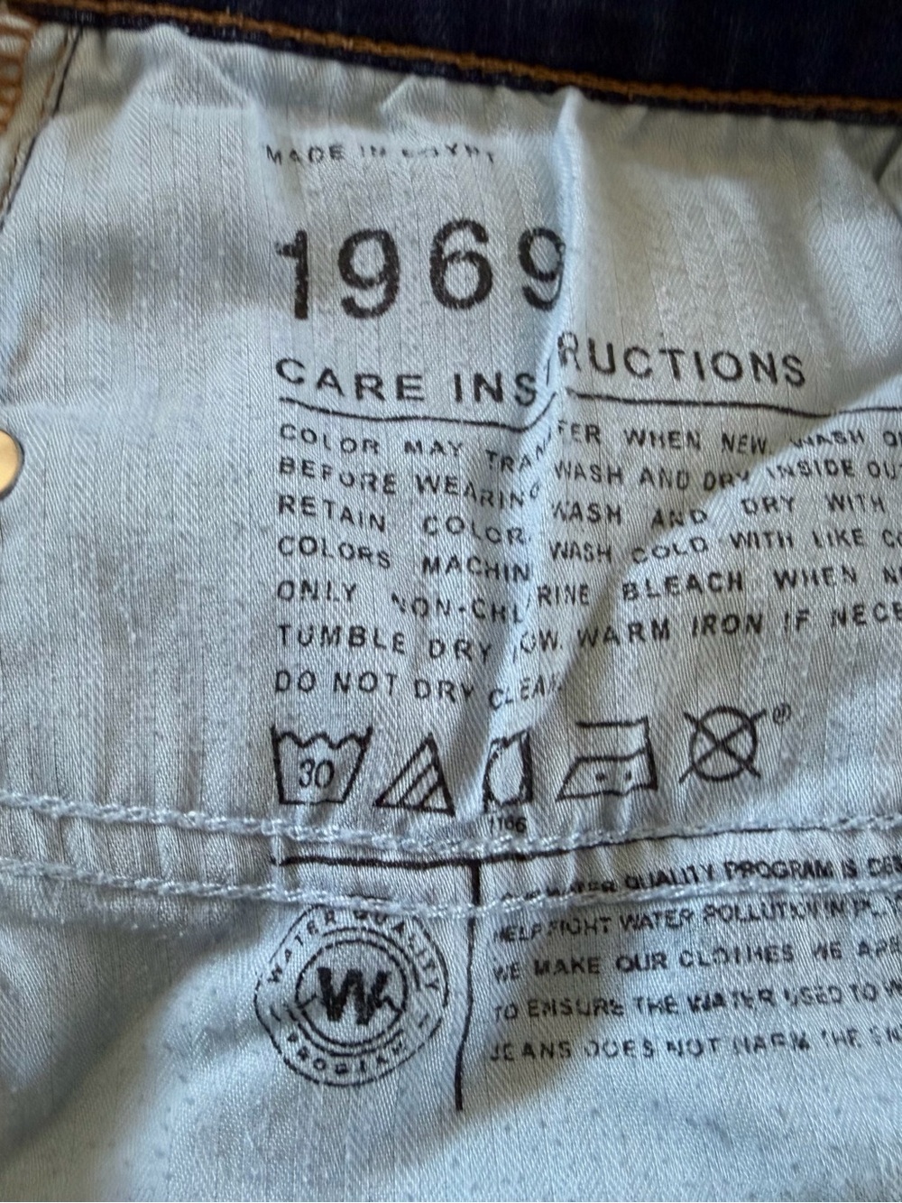 Gap Mid-Rise Dark Blue Women's Jeans 1969 size 33 R regular - Picture 4 of 4